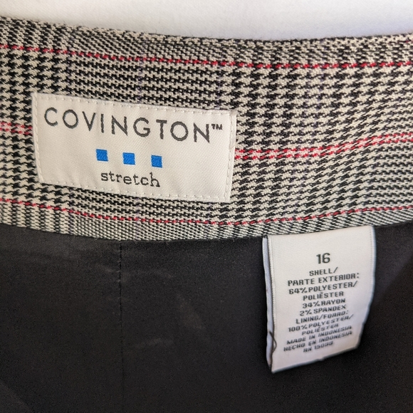 Covington windowpane plaid skirt - Picture 5 of 8